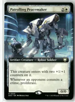 Patrolling Peacemaker (Extended Art) 25 NM MTG Commander: Edge of Eternities - Image 1