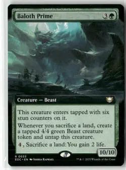 Baloth Prime (Extended Art) 33 NM MTG Commander: Edge of Eternities Magic - Image 1