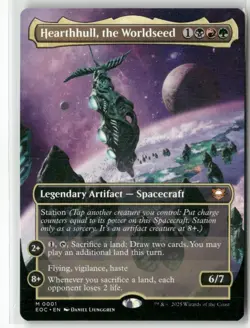 Hearthhull, the Worldseed (Borderless) 01 NM MTG Commander: Edge of Eternities - Image 1