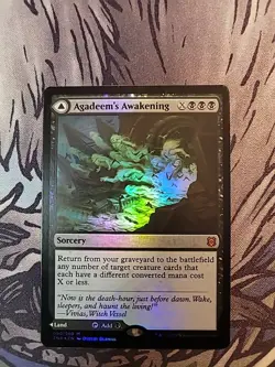 Magic the Gathering MTG Agadeem's Awakening / The Undercrypt Foil NM - Image 1
