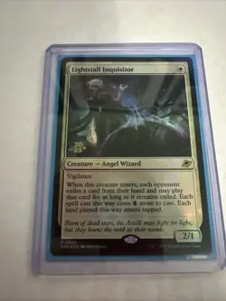 MTG Lightstall inquisitor Prerelease Promo Edge of Eternities Near Mint - Image 1