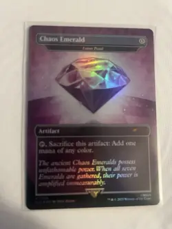 MTG Sonic x Secret Lair Chaos Emerald (Lotus Petal) Purple 7034 FREE SHIPPING - Image 2