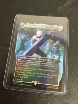 MTG x FINAL FANTASY SECRET LAIR - CLOUD'S BUSTER SWORD #1865 RAINBOW FOIL - Image 1