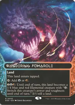 MTG Wandering Fumarole (0045) *Non-Foil* Borderless Edge of Eternities NM/MT - Image 1