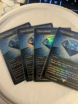 Chaos Emerald Blue 7036 (Lotus Petal) MTG Sonic Secret Lair FREE SHIPPING - Image 1