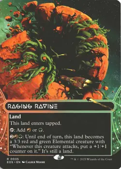 MTG Raging Ravine (0035) *Non-Foil* Borderless Edge of Eternities Stellar NM/MT - Image 1