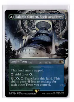 MTG - Balamb Garden, SeeD Academy -Final Fantasy - BORDERLESS EXTENDED - FOIL - Image 1