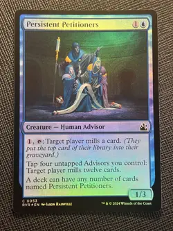 PERSISTENT PETITIONERS - MTG - FOIL - RVR - Ravnica Remastered - 2024 - NM - Image 1