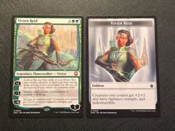 VIVIEN REID + TOKEN - MTG - NON FOIL - M3C & FDN - 2024 - NM - Image 1