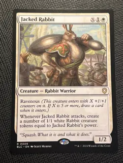 JACKED RABBIT - MTG - NON FOIL - BLC - BLOOMBURROW COMMANDER - 2024 - NM - Image 1