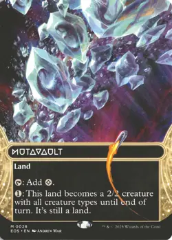 MTG Mutavault (0028) *Non-Foil* Borderless Edge of Eternities Stellar NM/MT - Image 1