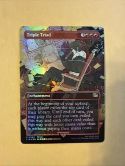 Magic The Gathering MTG - Triple Triad (Borderless) Foil - FIN 340 Final Fantasy - Image 1