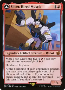 MTG Slicer, Hired Muscle 6 Mythic Transformers - Image 1