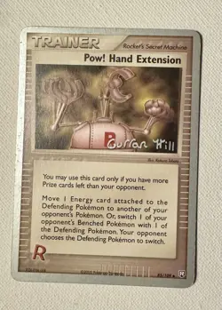 Pokemon Pow! Hand Extension 85/109 Curran Hill 2005 World Championship Rocket - Image 1