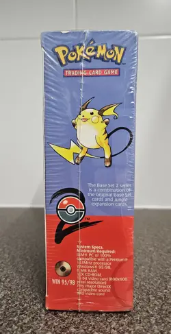 Pokemon Base Set 2 Trainer VHS 2-Player Starter Set FACTORY SEALED read descript - Image 2