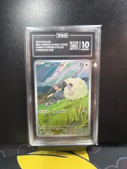 2025 POKEMON JTG EN-JOURNEY TOGETHER #170 HOP'S WOOLOO ILLUSTRATION RARE TAG 10 - Image 1