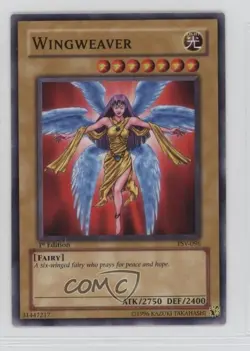 Wingweaver 1st Ed. YuGiOh Pharaoh's Servant #PSV-096 2002 wq8 - Image 1