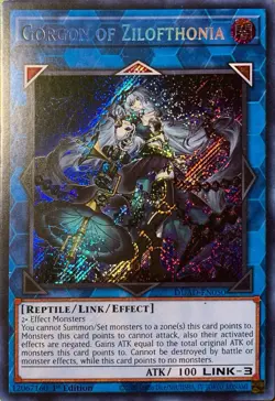 Gorgon of Zilofthonia DUAD-EN050 Secret Rare Duelist's Advance NM 1st Ed YUGIOH - Image 1