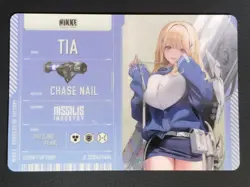 Tia Goddess of Victory NIKKE Metallic Pass Collection Card 2739615404 - Image 3