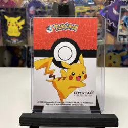 2025 POKEMON STAINED GLASS Crystal Card Kanto Peru Foil # 146 Moltres - Image 2