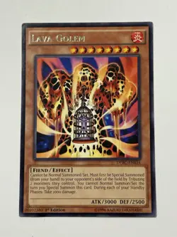 DPBC-EN034 Lava Golem 1st Edition Rare Yu-Gi-Oh Card - Image 1