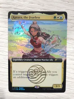 "Katara" Fearless Avatar Magic The Gathering Promo Card San Diego Comic Con 2025 - Image 2