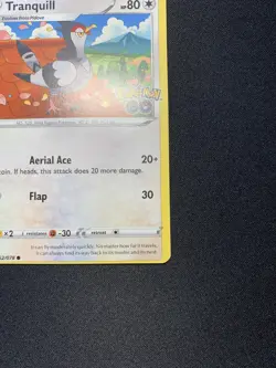 Pokemon Miscut OC Error Go Tranquill 062/078 Common Card NM - Image 3