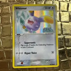 Pokemon Whismur Crystal Guardians Card 69/100 Holo Rare - Image 1