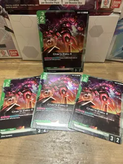 English Gundam Card Game Beta - Char’s Zaku II GD01-026 Playset 4x - Image 1