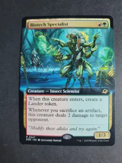 Biotech Specialist (Extended Art) Rare MTG Edge of Eternities - Image 1