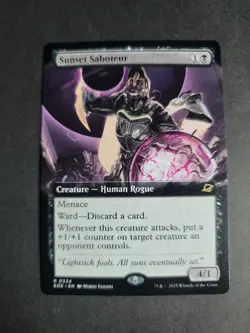 Sunset Saboteur (Extended Art) Rare MTG Edge of Eternities - Image 1