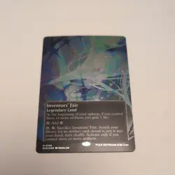 Inventors' Fair (0156) - Galaxy Foil - Borderless - NM EOE - MTG - In hand! - Image 1