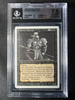 Hypnotic Specter Magic The Gathering MTG Revised Edition BGS 7.5 - Image 2