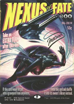 MTG Nexus of Fate (0122) *Non-Foil* Borderless Poster Edge Of Eternities NM/MT - Image 1