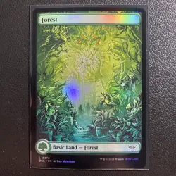 Forest 276 Foil Full Art NM - MTG - Outlaws of Thunder Junction - Image 1