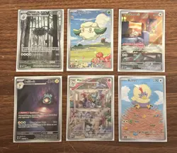 POKEMON TCG Lot Of 6 SCARLET & VIOLET Era IR Illustration Rare Cards - Image 2