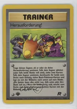 Challenge! German 1st Ed. Pokemon Team Rocket #74 2000 15fy - Image 1