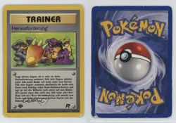 Challenge! German 1st Ed. Pokemon Team Rocket #74 2000 15fy - Image 3