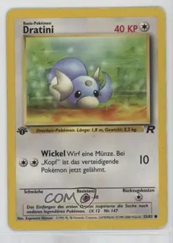 Dratini German 1st Ed. Pokemon Team Rocket #53 2000 15fy - Image 1