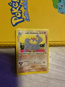 Pokemon TCG Light Machamp - Neo Destiny (N4) Non-Holo Rare - Image 1