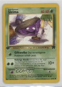 Grimer German 1st Ed. Pokemon Team Rocket #57 2000 15fy - Image 1