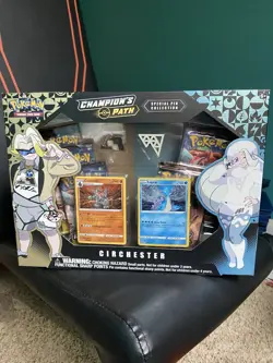 2020 Pokemon TCG Champion's Path Special Pin Collection Circhester New Sealed - Image 1