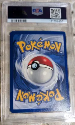 PSA Grade 7 2001 pokemon Black Star #35 Pichu Reverse Holo Promo Pokemon League - Image 2