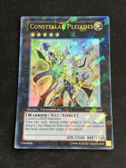 Yugioh 1x Constellar Pleiades DT07-EN038 Ultra Parallel Rare Duel Terminal NM - Image 1