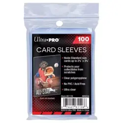 100 x Ultra Pro Card Penny Deck Sleeve Clear Protector Pokemon TCG MTG AFL - Image 1