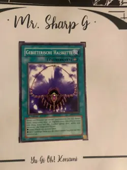 IMPERIOUS NECKLACE - 1st MINTAGE SD3-EN025 GERMAN Yu-Gi-Oh! CARD COMMON - Image 2