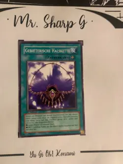 IMPERIOUS NECKLACE - 1st MINTAGE SD3-EN025 GERMAN Yu-Gi-Oh! CARD COMMON - Image 8