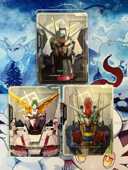 Gundam card game Resource Unicorn Freedom Aerial C+ Newtype Rising GD01 - Image 1