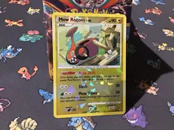 Pokemon TCG Mow Rotom Cracked Ice Holo RT4 Secret Rare Rising Rivals Card - Image 1