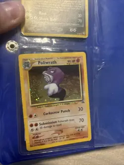 2001 Pokemon Neo Discovery Poliwrath trading card, card #9 from the set - Image 2